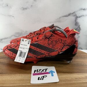Men’s size 10-adidas Adizero Electric II Exotic Speed Football Cleats Bright Red